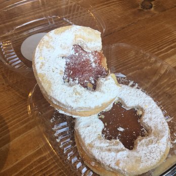 Xielo Artisan Desserts - Partially eaten strawberry cookie, and cajeta cookie. Delicious! - Creperies Near Me - Oxnard, California Xielo Artisan Desserts - Partially eaten strawberry cookie, and cajeta cookie. Delicious! - Creperies Near Me - Oxnard, California