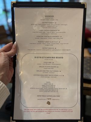 Menu photo 7 District Los Angeles, CA