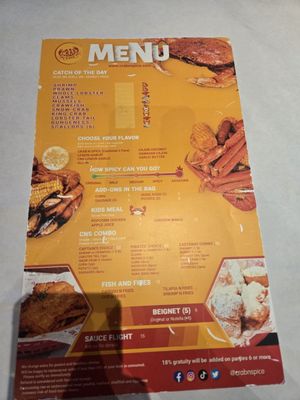 Menu photo 2 Crab N Spice Carson, CA