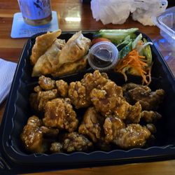 Vi’s sandwich - Fried chicken with pot stickers