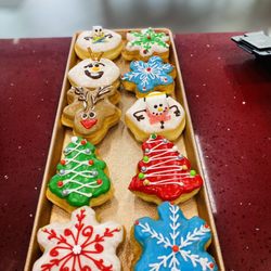 Christmas donuts