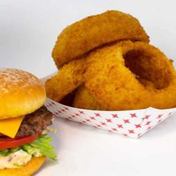 Iceberg Drive Inn - Hand breaded onion rings made fresh daily.