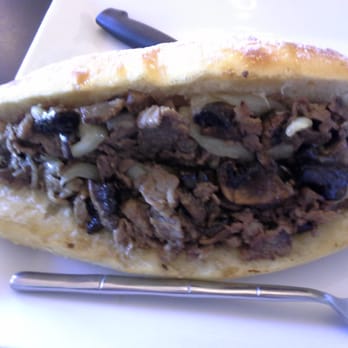 Philadelphia Kitchen - Mushroom Cheesesteak - I believe it was $8.60 before taxes - Sandwiches Near Me - Orangeville, Ontario