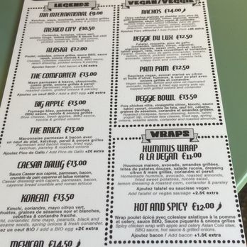 Cool Cats - Menu - Hot Dogs Near Me - Chamonix-Mont-Blanc, 74 Cool Cats - Menu - Hot Dogs Near Me - Chamonix-Mont-Blanc, 74