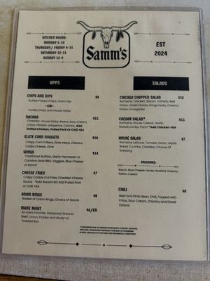Menu photo 2 Samm's Last Chance Saloon Edwardsville, IL