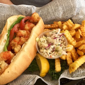 Tin Fish - Shrimp PoBoy - New American Near Me - Sunrise, Florida Tin Fish - Shrimp PoBoy - New American Near Me - Sunrise, Florida
