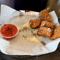 Fried Mozzarella Triangles