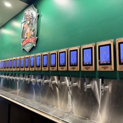 Self-serve draft wall
