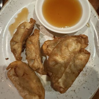 Table 570 Asian Fusion - Fried Homemade Pork Dumpling. - Sushi Bars Near Me - Simsbury, Connecticut Table 570 Asian Fusion - Fried Homemade Pork Dumpling. - Sushi Bars Near Me - Simsbury, Connecticut