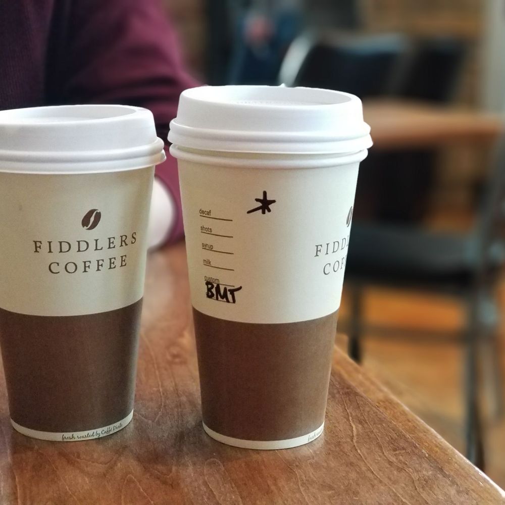 Fiddlers Coffee - Mocha for him and Loose leaf Black Mango Tea for her. - Coffee & Tea Near Me - Centralia, Washington Fiddlers Coffee - Mocha for him and Loose leaf Black Mango Tea for her. - Coffee & Tea Near Me - Centralia, Washington