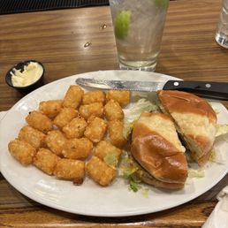 Smashburger and tots Smashburger and tots