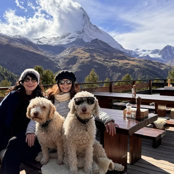 Alphitta - Pepper, Bob Marley sunning it, Sheri and Paras having an amazing afternoon!! Alphitta, The Highlight of Zermatt with the Matterhorn! - Swiss Food Near Me - Zermatt, VS Alphitta - Pepper, Bob Marley sunning it, Sheri and Paras having an amazing afternoon!! Alphitta, The Highlight of Zermatt with the Matterhorn! - Swiss Food Near Me - Zermatt, VS