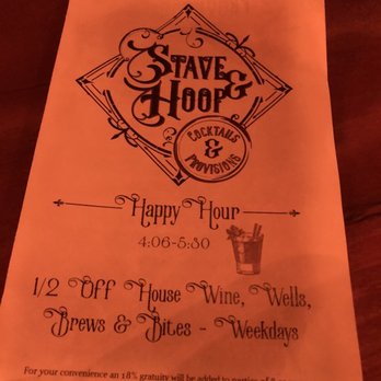 Stave & Hoop - Happy hour times (July 2021) - Speakeasies Near Me - Missoula, Montana Stave & Hoop - Happy hour times (July 2021) - Speakeasies Near Me - Missoula, Montana