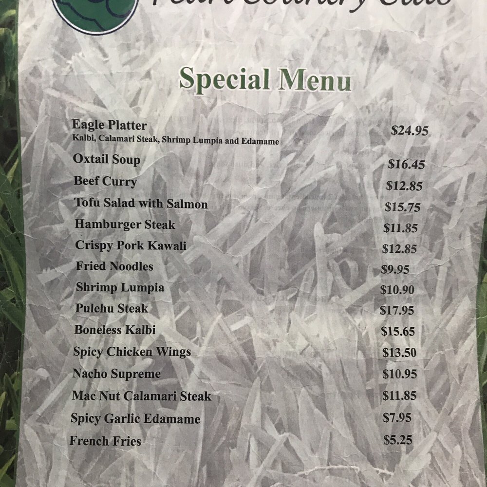 Reasonable prices considering it's located in a country club with an outstanding view. But i heard menu is changing soon. For the better ;) Reasonable prices considering it's located in a country club with an outstanding view. But i heard menu is changing soon. For the better ;)