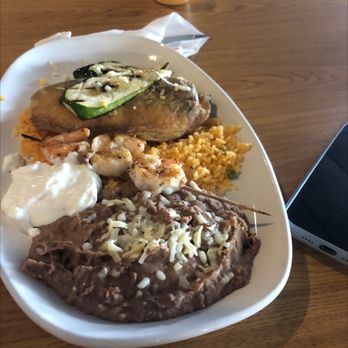 Markito’s Bar & Grill - chile relleno & shrimp skewer. - Mexican Near Me - Warrenville, Illinois