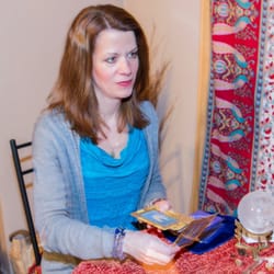 Donna Damato - Donna giving a reading