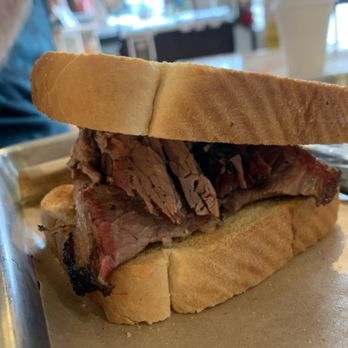 Henderson & Kane - Sliced Brisket Sandwich - Barbeque Near Me - Houston, Texas