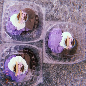 Friendly Donuts - Ube Ice Cream w/ Ube donut and Whip Cream - Donuts Near Me - Orange, California
