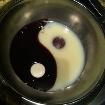 The Melting Pot - Ying yang dessert - Fondue Near Me - Destin, Florida The Melting Pot - Ying yang dessert - Fondue Near Me - Destin, Florida