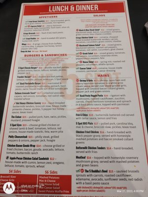 Menu photo 6 The 5 Spot Savannah, GA Menu photo 6 The 5 Spot Savannah, GA