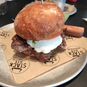Stack 571 Burger and Whiskey Bar - Caprese Burger - American Near Me - Vancouver, Washington Stack 571 Burger and Whiskey Bar - Caprese Burger - American Near Me - Vancouver, Washington