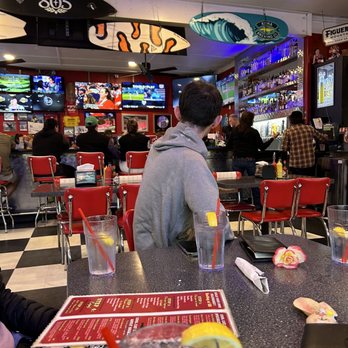 Cool Cat Cafe - Friday night ice hockey game - American Near Me - Pismo Beach, California Cool Cat Cafe - Friday night ice hockey game - American Near Me - Pismo Beach, California