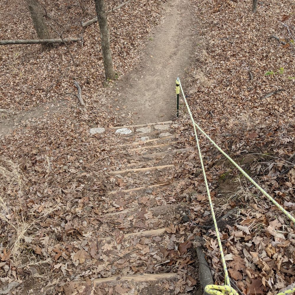 Salt Lick Trail - Steep climb near the overlook - Hiking Near Me - Valmeyer, Illinois Salt Lick Trail - Steep climb near the overlook - Hiking Near Me - Valmeyer, Illinois