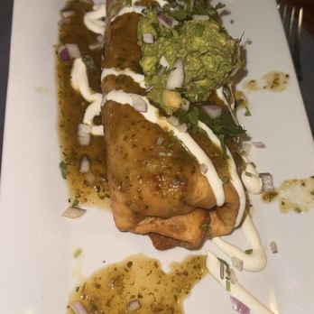 La Posada Restaurant & Tequila Bar - Beef Birria Chimichanga - Salvadoran Near Me - Somerville, Massachusetts