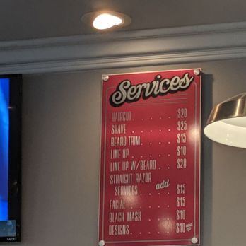 Capitol Barber Shop - Services... pretty good! - Barbers Near Me - Sacramento, California