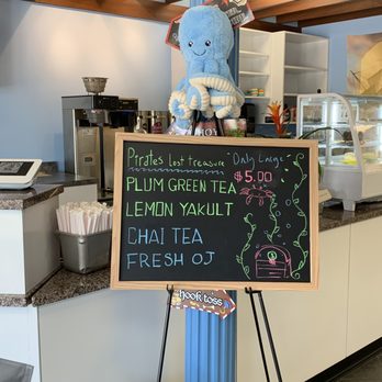 Pirate Tea - a chalkboard sign for a tea shop - Bubble Tea Near Me - Albuquerque, New Mexico