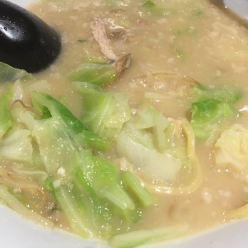 Umenoya - ..you realize the base is all cabbage, not much ramen noodles - Ramen Near Me - Torrance, California