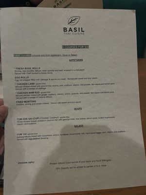 Menu photo 2 Basil North Charleston, SC Menu photo 2 Basil North Charleston, SC