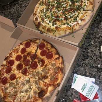 Zalat Pizza - 14" NYC Half Pepperoni and Half Sausage 14" Loaded Notato - Pizza Near Me - Denton, Texas