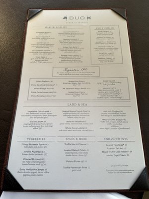 Menu photo 8 DUO Steak and Seafood Wailea, HI