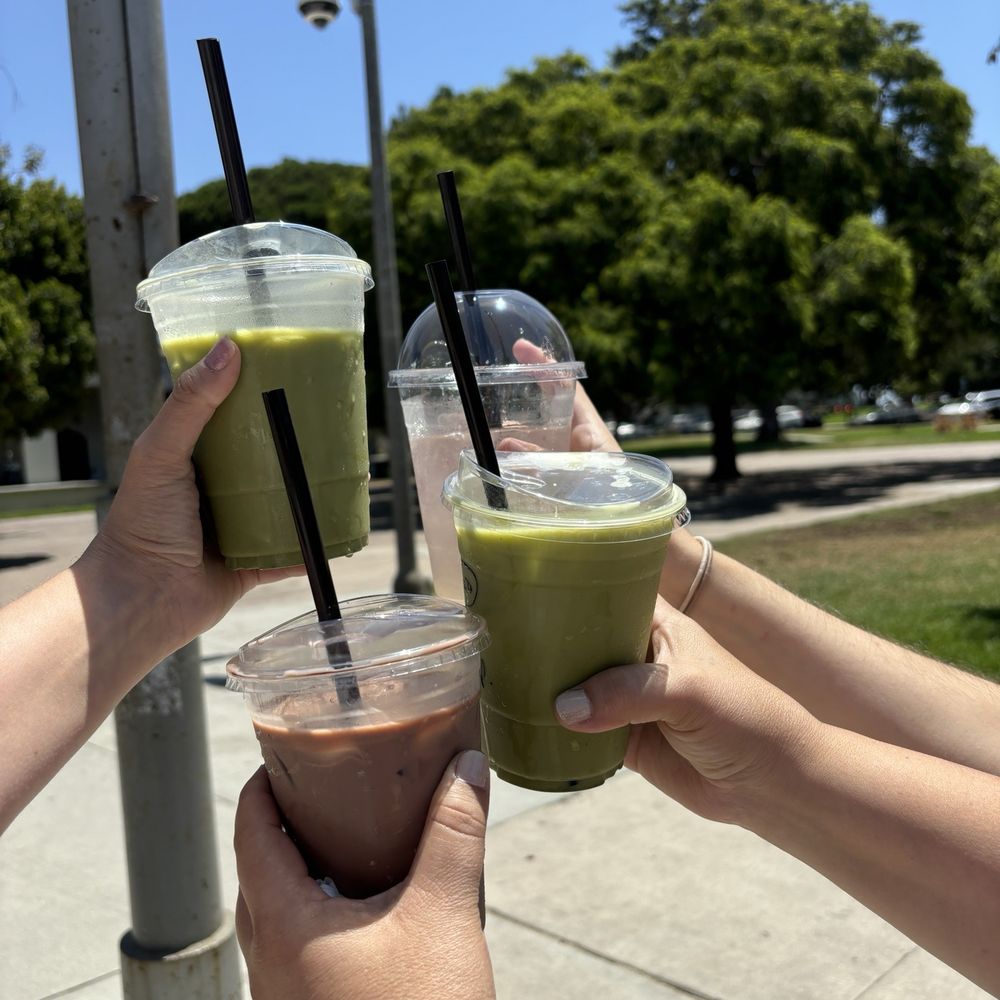 Hot Java - Lavender lemonade , coconut milk match, and Chocolate milk - Coffee & Tea Near Me - Long Beach, California