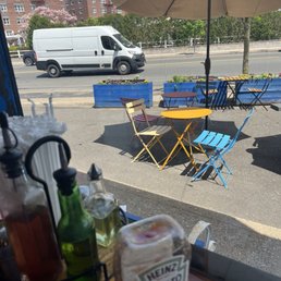 Awesome spring day with their outdoor seating Awesome spring day with their outdoor seating