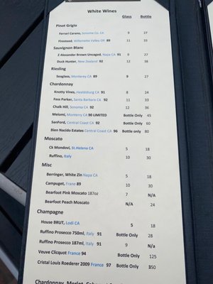 Menu photo 6 Five Ten Bistro Merced, CA