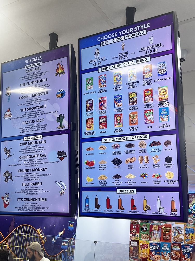 MILKY WAYS ICE CREAM & CEREAL BAR Updated July 2024 15 Photos 812