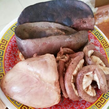 Chun's Meat Market - You get the boiled entrails when you order the whole roast pork. - Barbeque Near Me - Honolulu, Hawaii