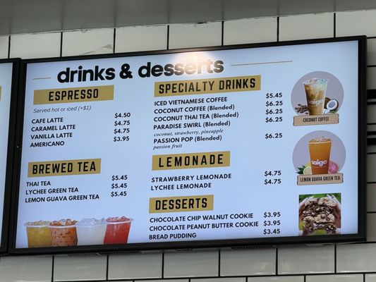 Menu photo 4 Saiga Vietnamese Eatery Orange, CA