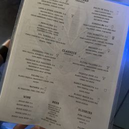 Menu as of 7/2026