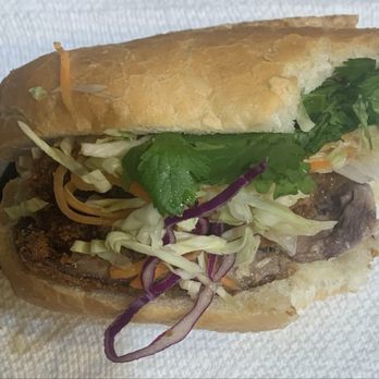 Cafe Bunn Mi - I took a bite out of my Crispy Chicken sandwich, this was ok. - Vietnamese Near Me - South San Francisco, California Cafe Bunn Mi - I took a bite out of my Crispy Chicken sandwich, this was ok. - Vietnamese Near Me - South San Francisco, California