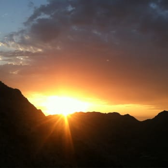 Piestewa Peak - 7/3/12 sunrise at squaw peak 5:20ish am - Parks Near Me - Phoenix, Arizona Piestewa Peak - 7/3/12 sunrise at squaw peak 5:20ish am - Parks Near Me - Phoenix, Arizona