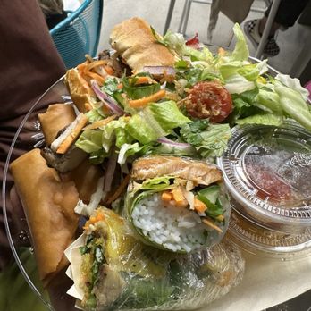 Elite Event: Saigon Hustle - Spring Branch - Loaded up plate - Yelp Events Near Me - Houston, Texas
