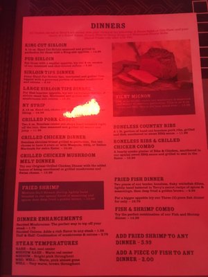 Menu photo 5 Terry's Place Ocala, FL