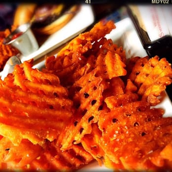 Crave Kitchen & Bar - Sweet potato waffle cut fries - Cafes Near Me - El Paso, Texas Crave Kitchen & Bar - Sweet potato waffle cut fries - Cafes Near Me - El Paso, Texas