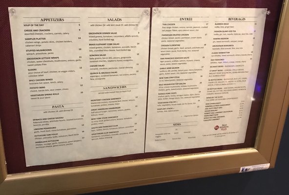 Menu photo 3 The Brass Elephant South San Francisco, CA