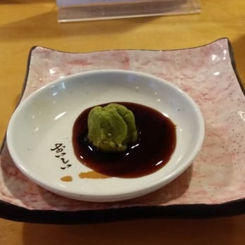 Go Go Sushi - Wasabi - big chuck and on point with soy sauce! My sinuses cleared up, lol! - Sushi Bars Near Me - Pasadena, California Go Go Sushi - Wasabi - big chuck and on point with soy sauce! My sinuses cleared up, lol! - Sushi Bars Near Me - Pasadena, California