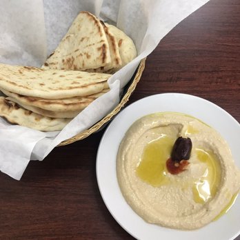 Adam’s Kitchen - creamy hummus, fruity olive oil, warm pillowy pita - Mediterranean Near Me - Mount Pleasant, South Carolina