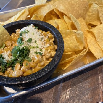 Social Cantina - Street corn dip - tastes like canned corn with bland sauce and cotija - Tacos Near Me - Mishawaka, Indiana Social Cantina - Street corn dip - tastes like canned corn with bland sauce and cotija - Tacos Near Me - Mishawaka, Indiana
